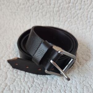 Wrangler Geuine Pebbled Leather Dark Brown Western Cowboy Belt Gorpcore Ranch